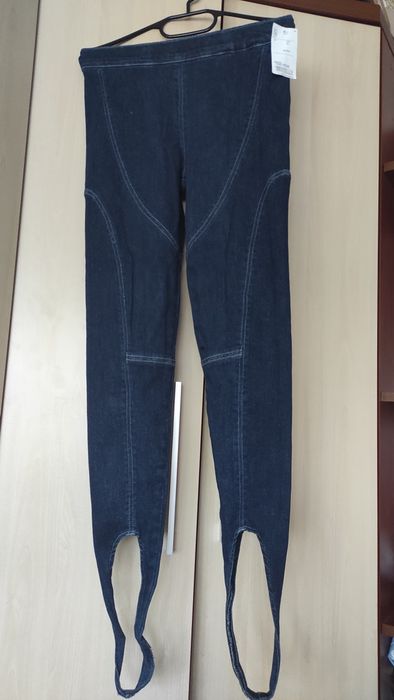 Spodnie legginsy dżinsowe sm nowe