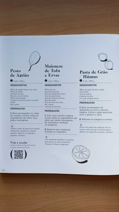 Livro de receitas "Let's Go Natural" dos restaurantes Go Natural