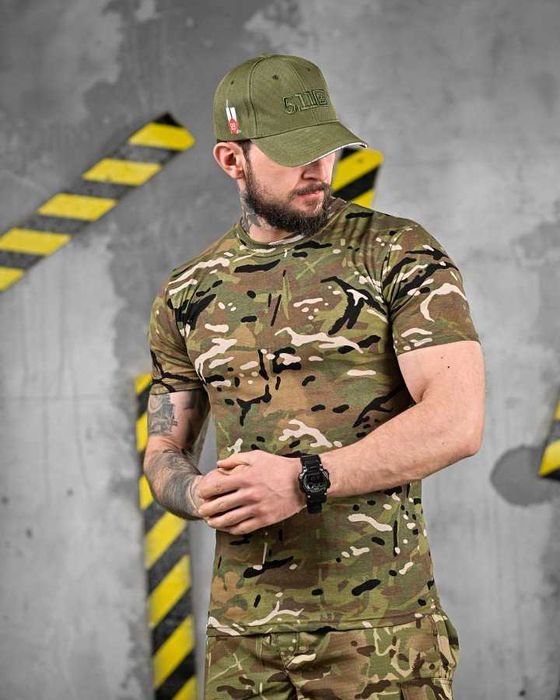 Тактична футболка Мультикам (бавовна) | XS-5XL, без передоплат