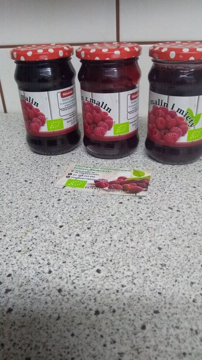 Przetwory ekologiczne bio sok dżem