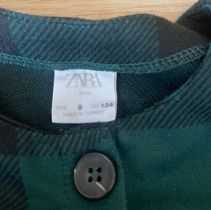 Стильна сукня в клітинку Zara Kids (розмір 134 см, 9 років)