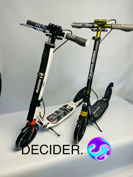 Самокат двухколесный Maraton Decider  руч тормоз