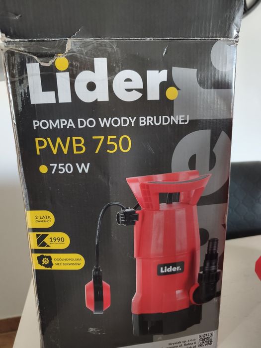 Pompa do wody LIDER 750w