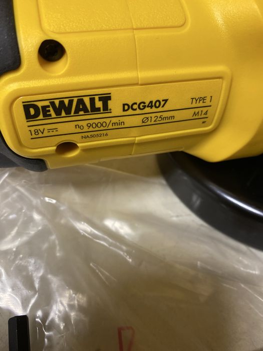 Szlifierka katowa dewalt dcg407 oryginalna