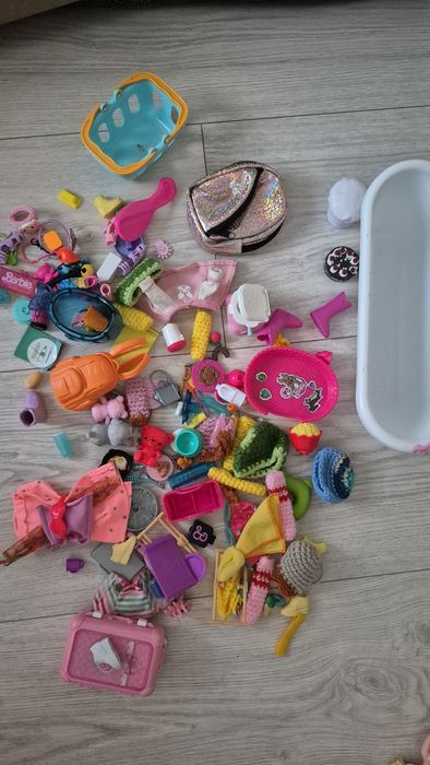Kamper Barbie + giga zestaw dodatków
