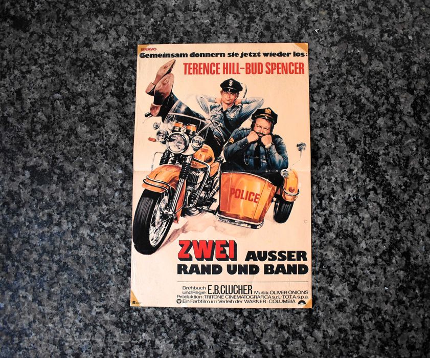 Poster Vitange - Errol Flynn / Terence Hill - Bud Spencer