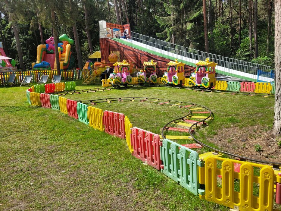 Kolejka elektryczna zarobkowa dla dzieci! Karuzela - Gryfice zach-pom