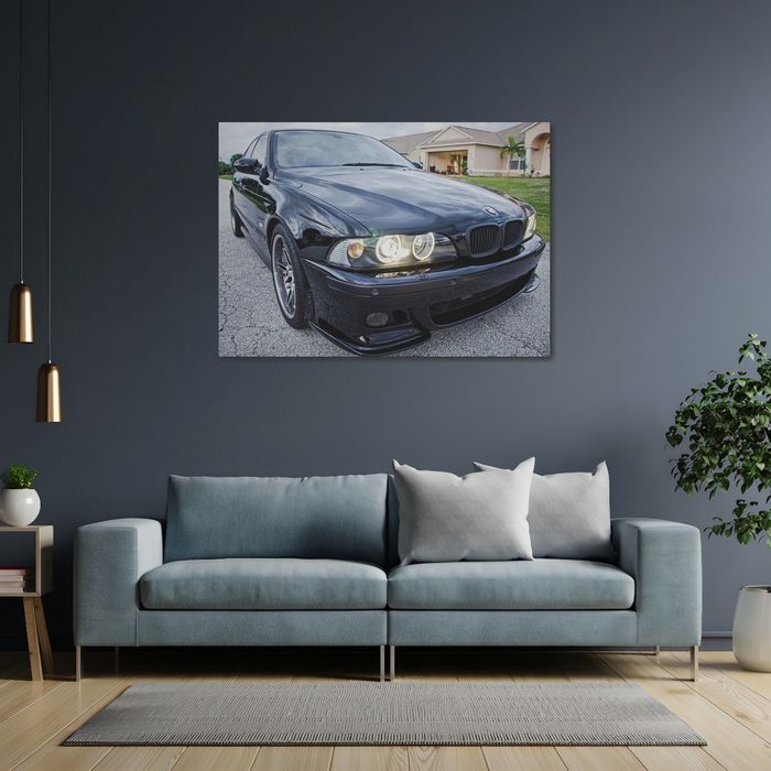 BMW E39, постер, картина на полотні