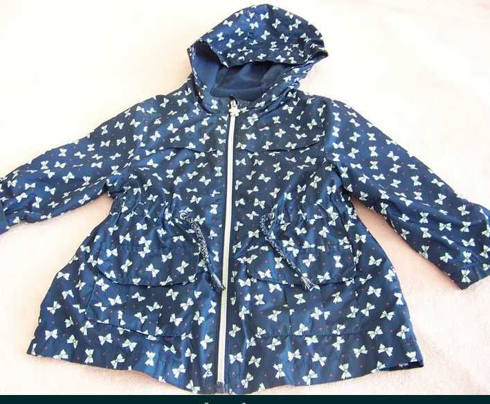 Kurtka kurteczka jesienna dziewczynka dziewczęca F&F R. 98 kaptur