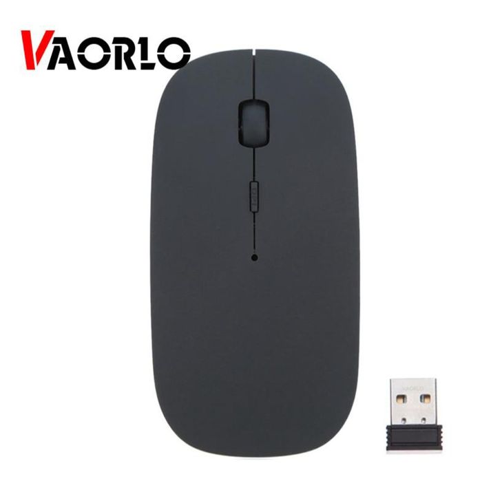 VAORLO 1600 DPI USB оптична бездротова комп'ютерна миша 2.4G