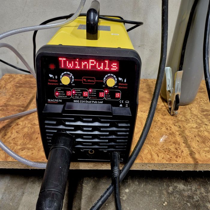 Spawarka migomat MIG/MAG 214 MAGNUM dual puls/TIG/LIFT/Inwerterowa/230