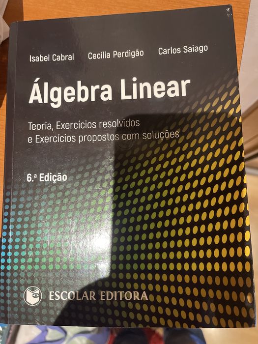 Vendo Exemplar de Álgebra Linear 6 edição