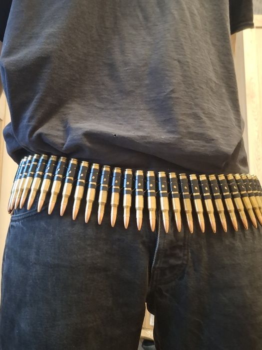 bullet belt ammo belt pasek z nabojami dekoracyjny