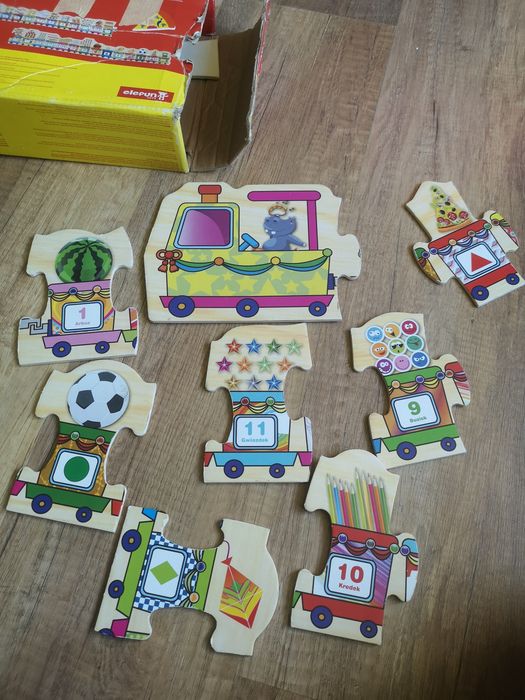 Puzzle liczby/kształty