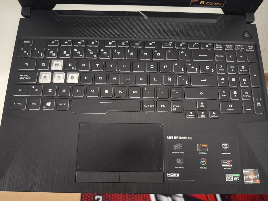 Portátil ASUS tuff A15 gaming