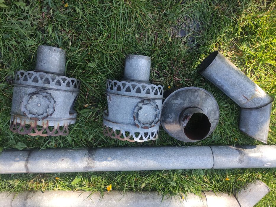 Продам ринви/водозбірники/водостічні труби металеві (оцинковані).