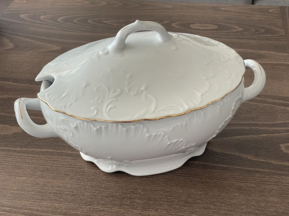 Serviço de jantar de porcelana Erika Konigliches Bavarian Porzellan