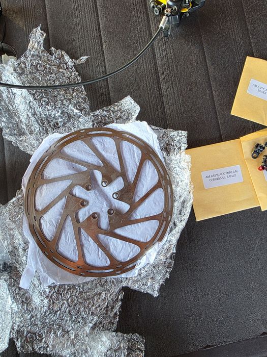 Zestaw hamulce hydrauliczne sram code rs + tarcze + oliwki plug and go