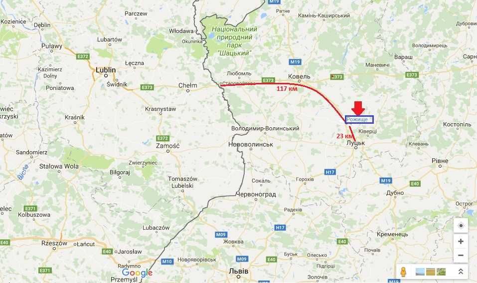 Виробничий комплекс (складські приміщення) в м. Рожище біля м.Луцьк (діл. 0,46га, пл.1347кв.м.)