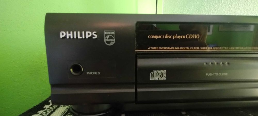 Leitor CD vintage Philips CD110447404550096824324