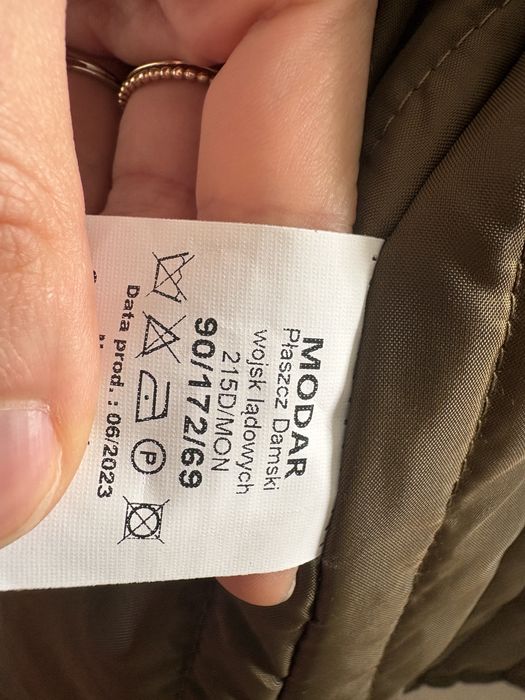 Plaszcz damski wojsk ladowych modar