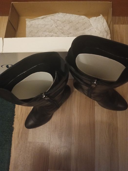 Kozaki damskie RWB skóra naturalna rozmiar 40