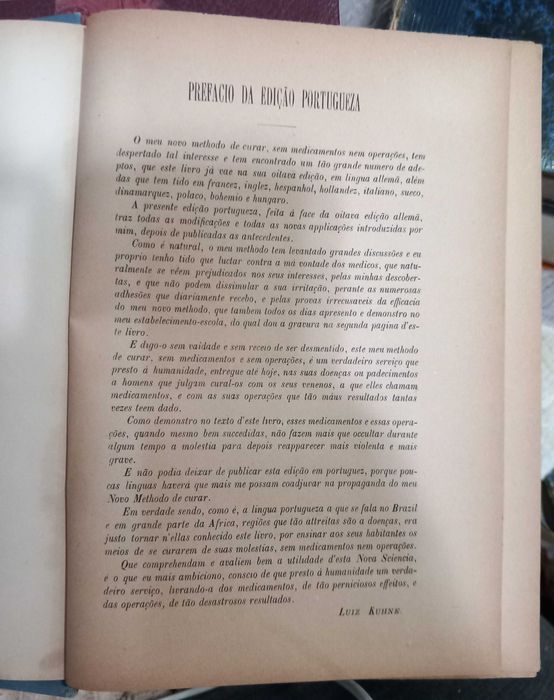 A Nova Sciencia de Curar de Luiz Kuhne - portes incluídos