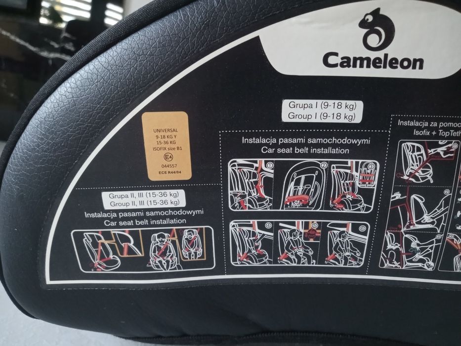 Fotelik Samochodowy Caretero Cameleon ISOFIX 9–36 kg 
Sprzedam