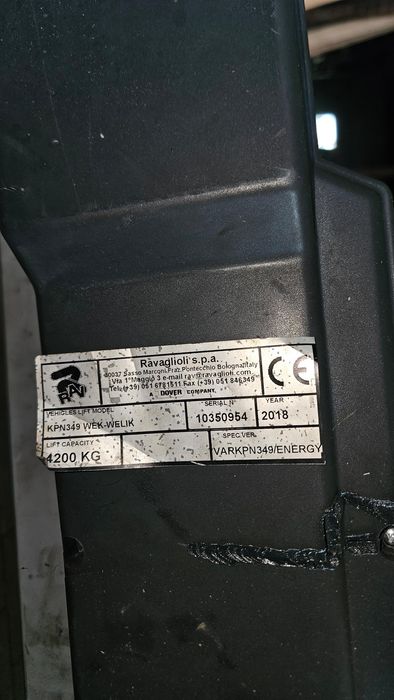 Podnośnik Ravaglioli 4,2  KPN349 WEK-WELIK