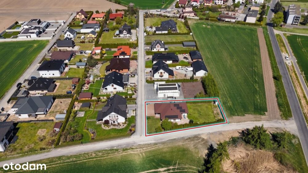 Dom parterowy 5 pokoi garaż działka 1024 m2