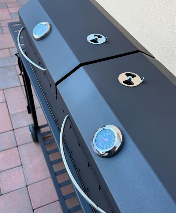 мангал розбірний з кришкою мангал гриль жаровня 4 мм барбекю