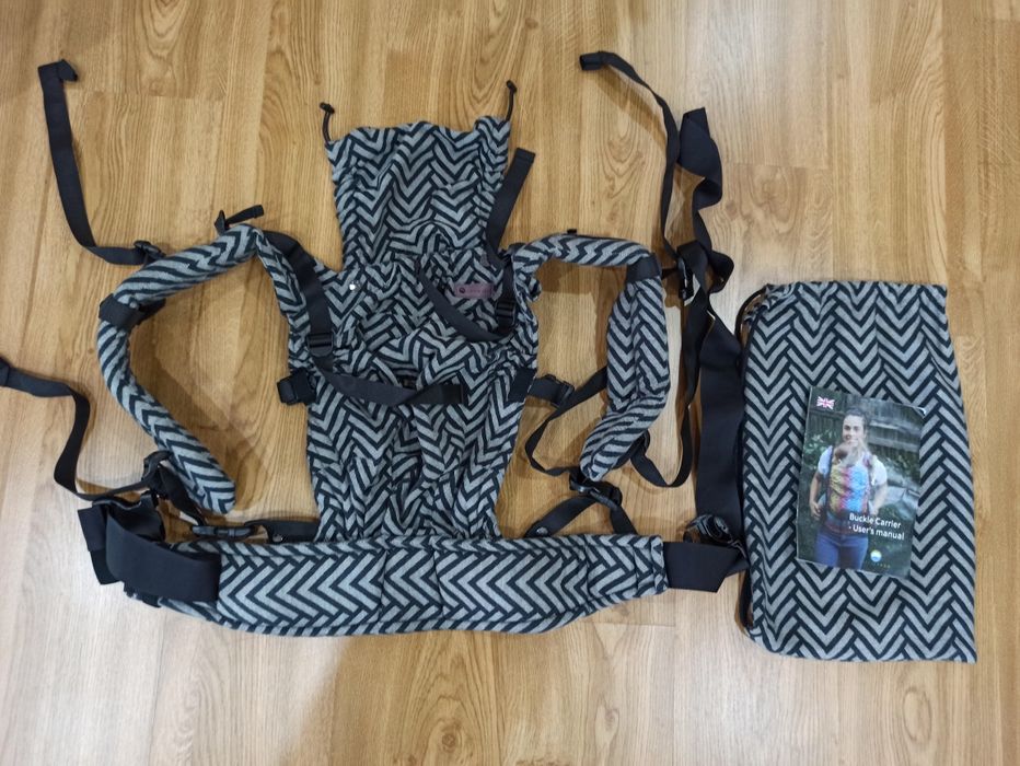 Mochila porta bebés Little frog prime carrier v2 - mistura linho