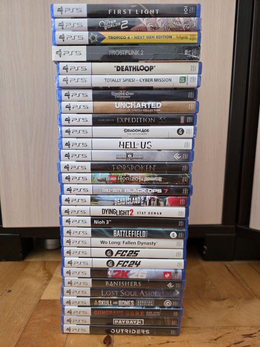 Super gry na PS5 fc25 FC24 assassin  outer worlds 2 battlefield frostpunk i inne