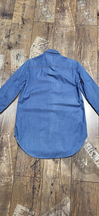 Massimo Dutti niebieska koszula bawełna jeans premium M L
