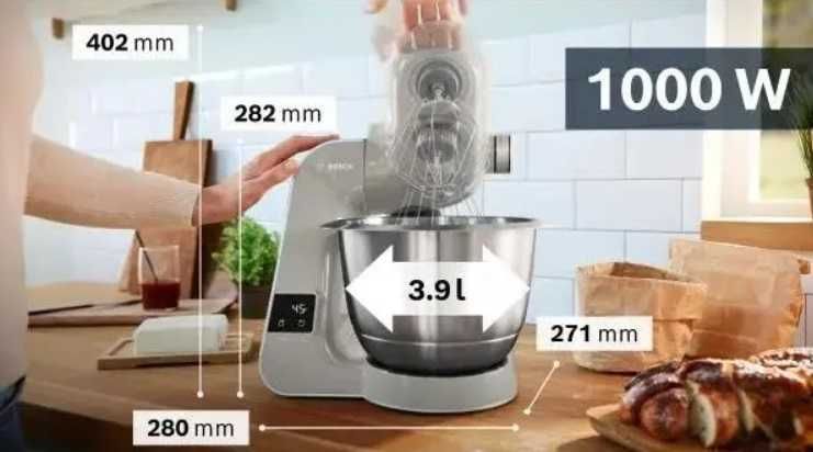 Robot kuchenny planetarny BOSCH MUM5XL72 1000W z wbudowaną wagą  X-127