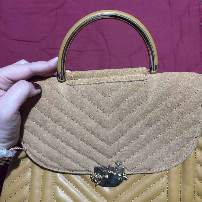 Mala e mochila - bege é 2 em 1