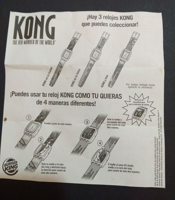 Relógio KONG