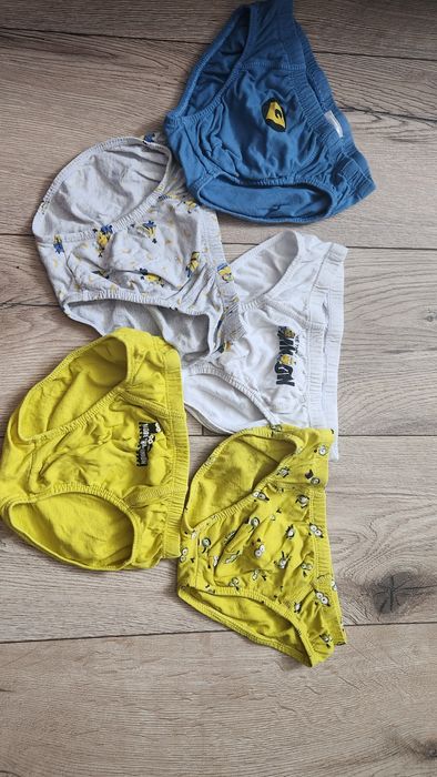 Zestaw 5 majtek majtki slipki Cool club 122/128