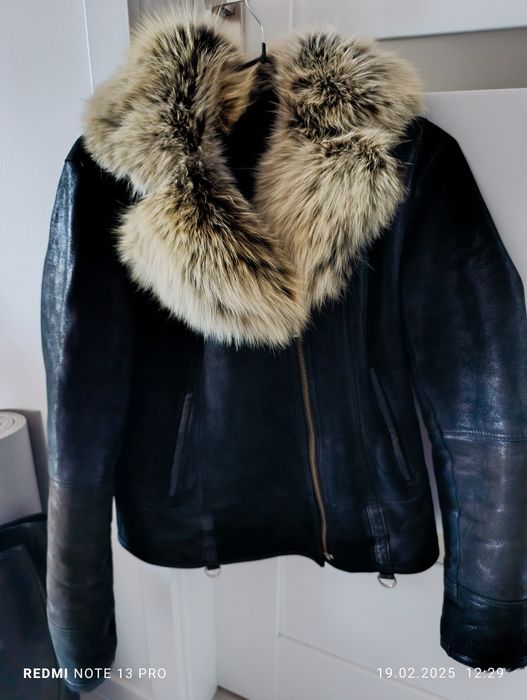 Kożuszek damski ze skóry