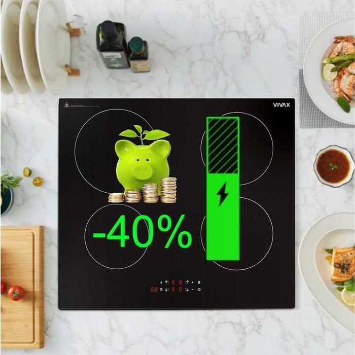 Płyta indukcyjna do zabudowy 60cm BH-04MIN BOOSTER TIMER 230/400W