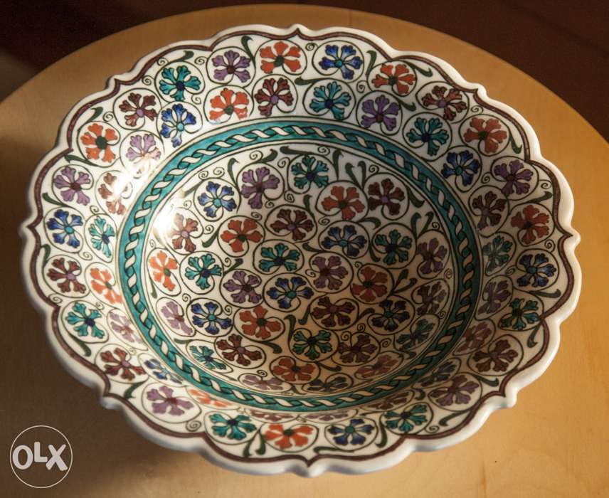 PRATO Decorativo - Porcelana TURCA - Original