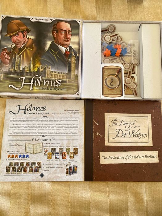Holmes: Sherlock & Mycroft - Jogo de tabuleiro