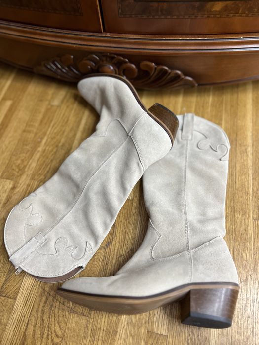 Продам нові классні стильні казаки черевики чоботи 37 і 38 Zara