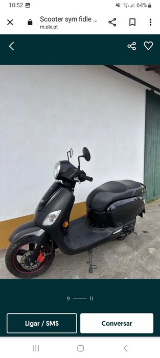 Scooter Fiddle 50 e Sym jet x