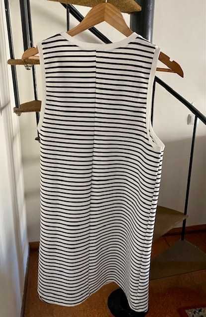 Vestido Zara L riscas