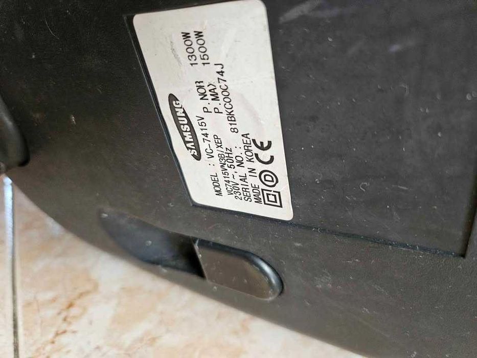 Aspirador Samsung VC-7415V com saco, ler descrição