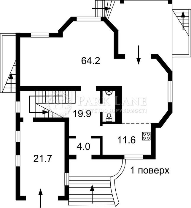 Продаж будинок 384 кв.м 6 соток Київ до метро 10 хв ГАЗ Підвал
