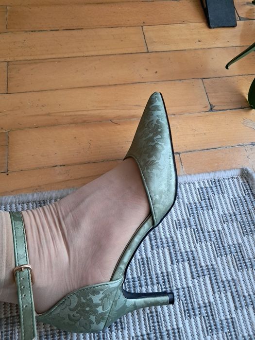 Eleganckie damskie czółenka, rozm 38, 24,5 cm