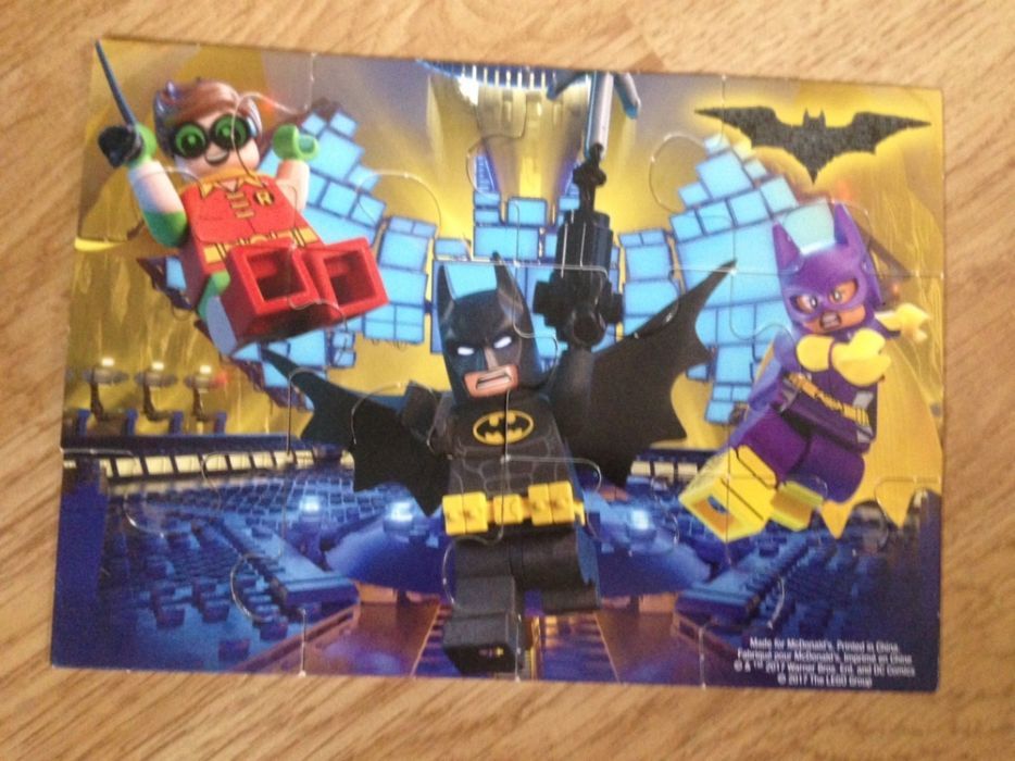 Пазлы детские Бетмен из Хеппи Мил