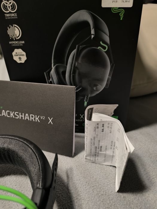 Razor Shark  BlackShark V2 X fatura e garantia